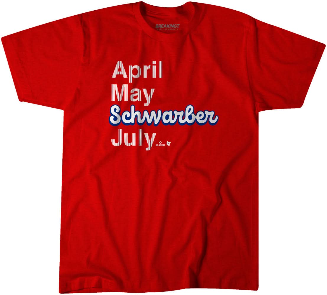 Kyle Schwarber: April May Schwarber July 1