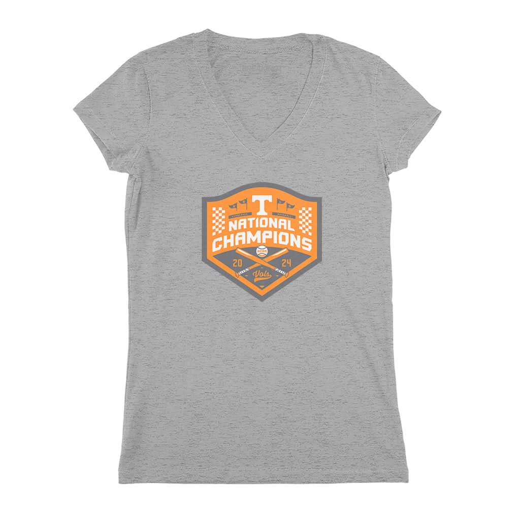 Tennessee Baseball: 2024 College World Series Champions (Gray) 3