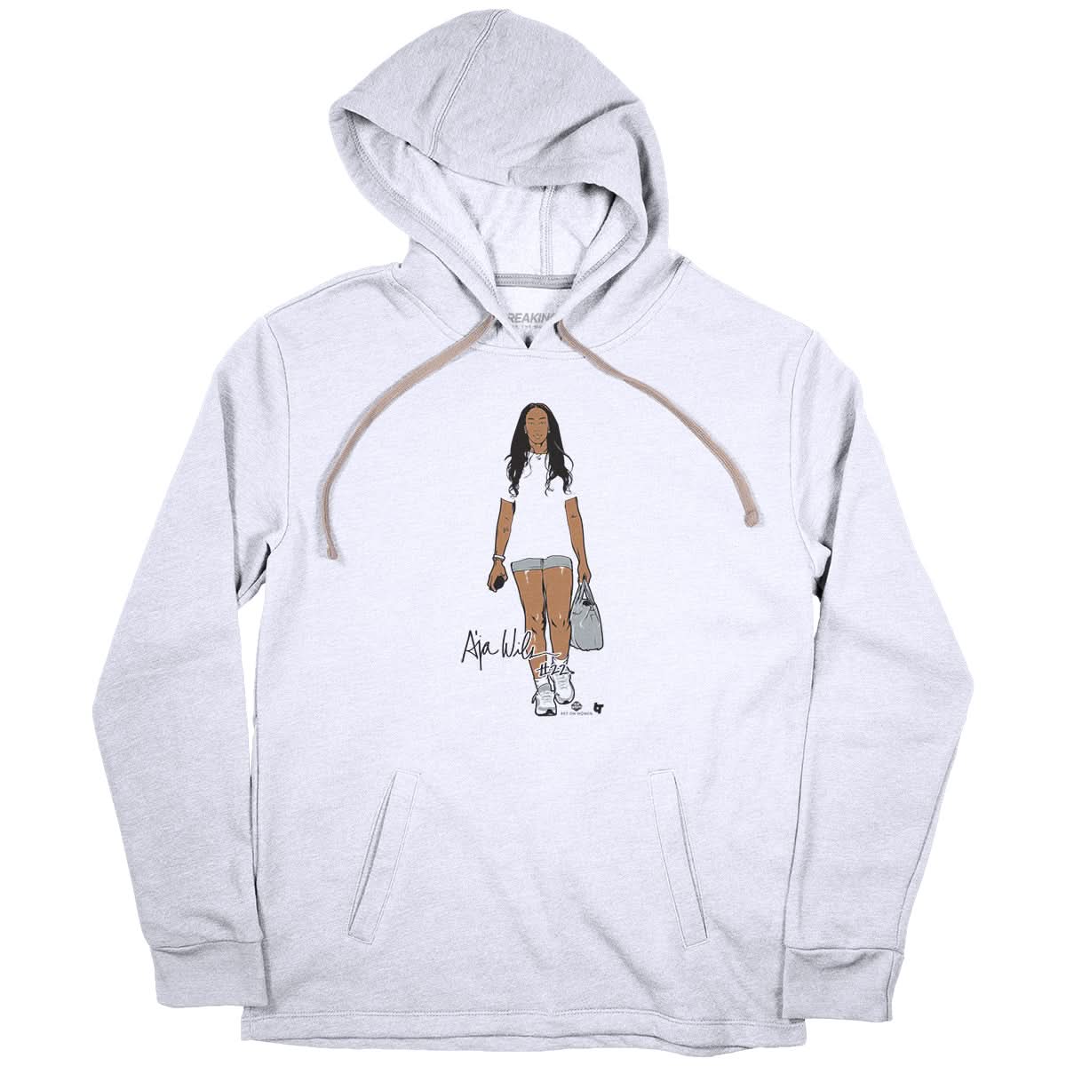 A'ja Wilson: White Tee 2