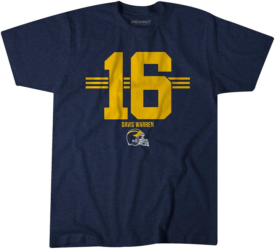 Michigan Football: Davis Warren 16 Stripe 1