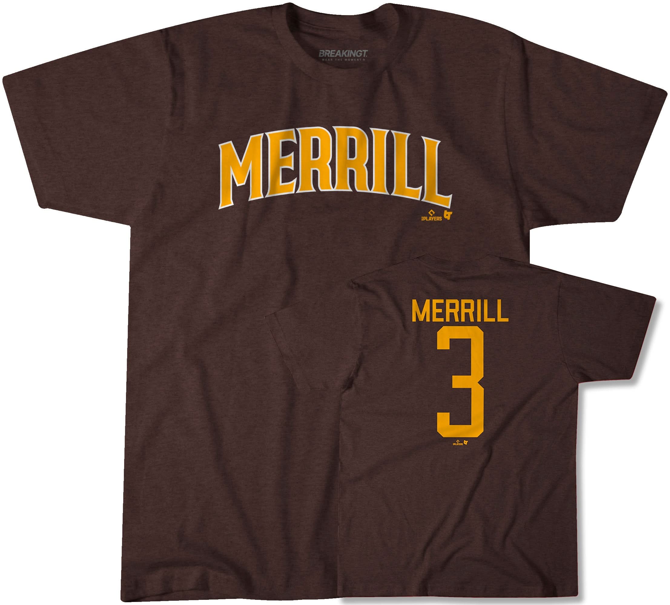 Jackson Merrill Jersey T-Shirt (Name & Number) - San Diego Baseball 1