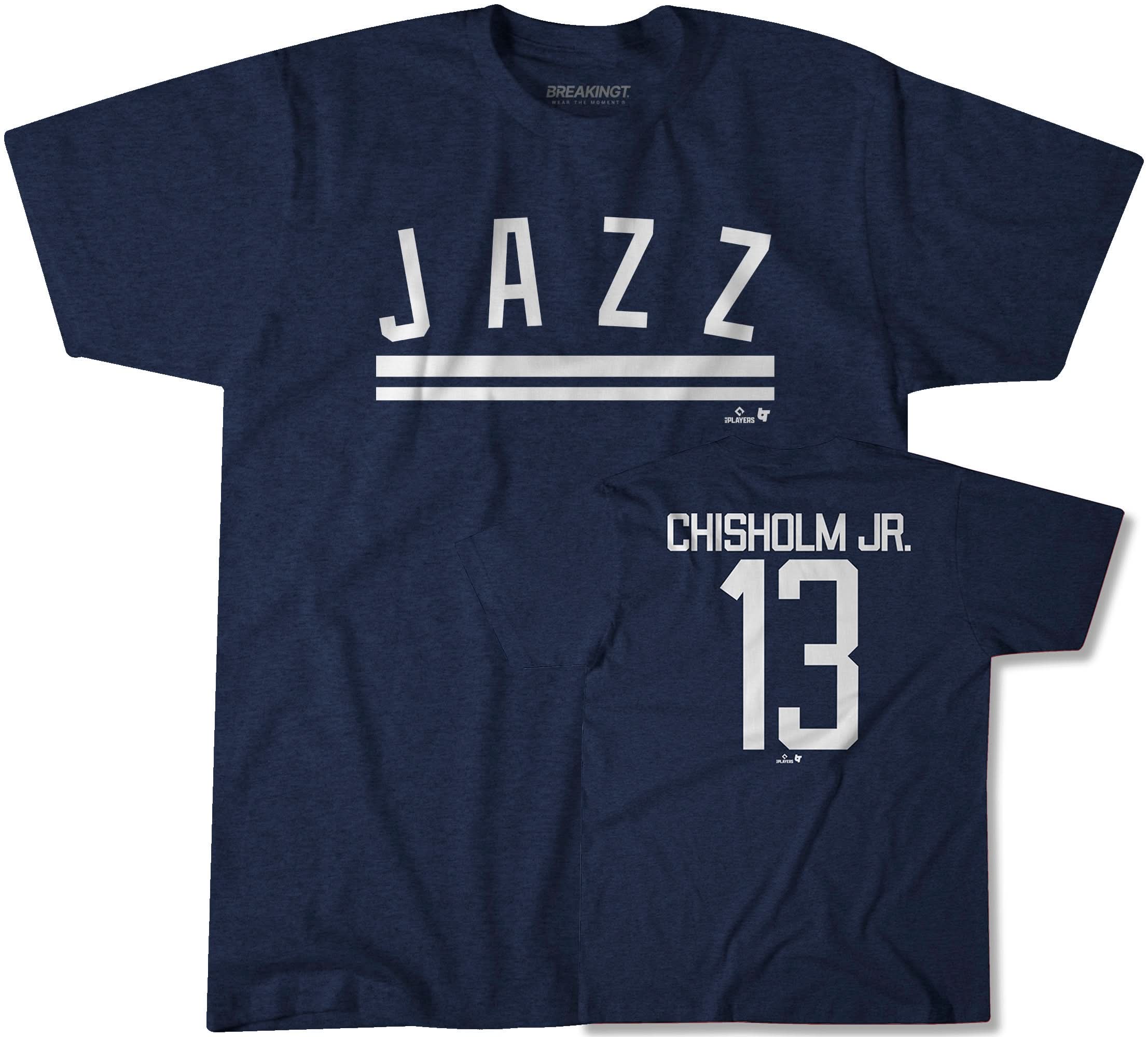 Jazz Chisholm Jr. Jersey T-Shirt (Name & Number) - New York Baseball 1