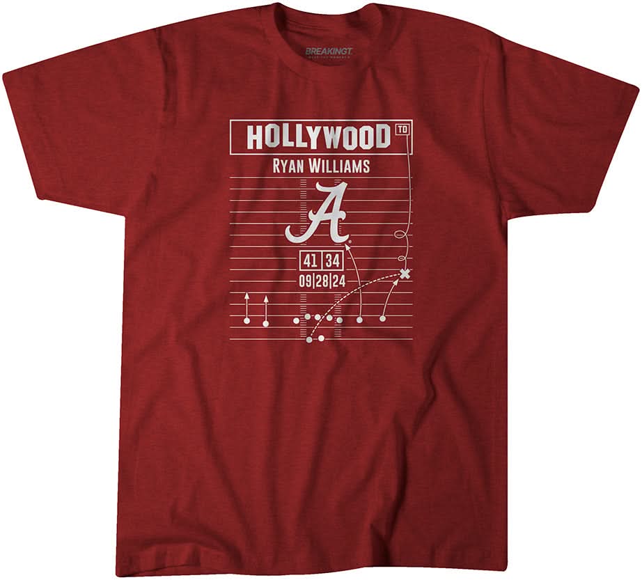 Alabama Football: Ryan Williams Hollywood Ending Play Diagram 1