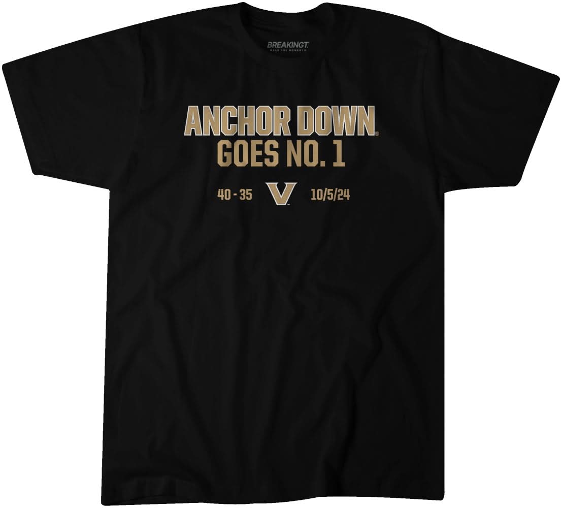 Vanderbilt Football: Anchor Down Goes No. 1 1