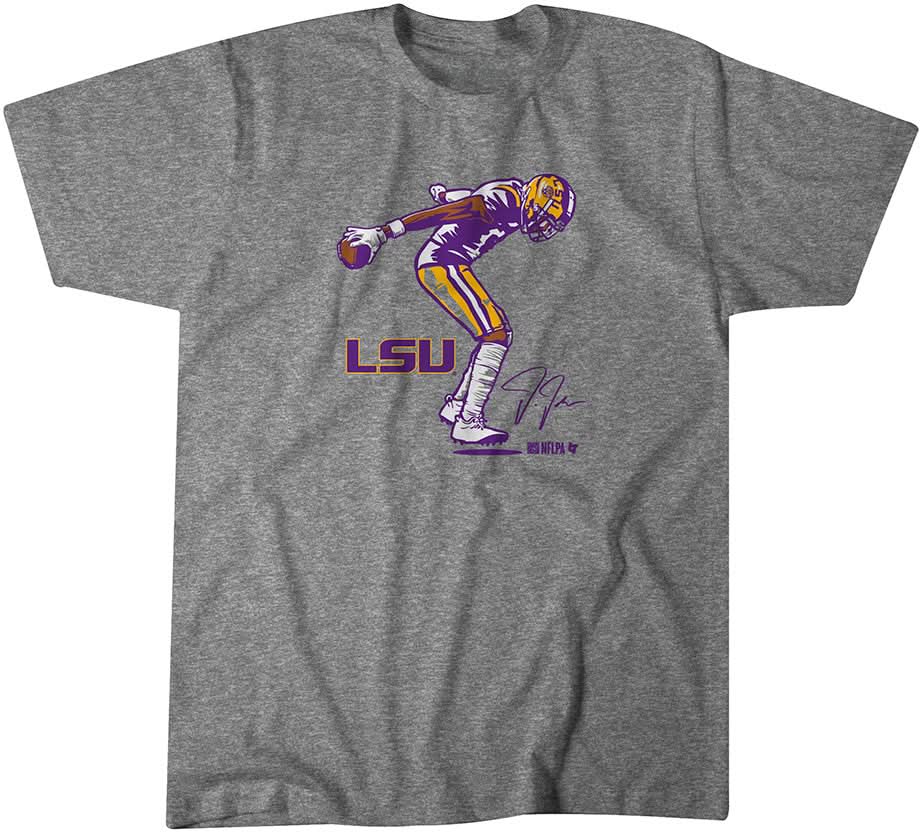 LSU Football: Justin Jefferson Superstar Pose 1