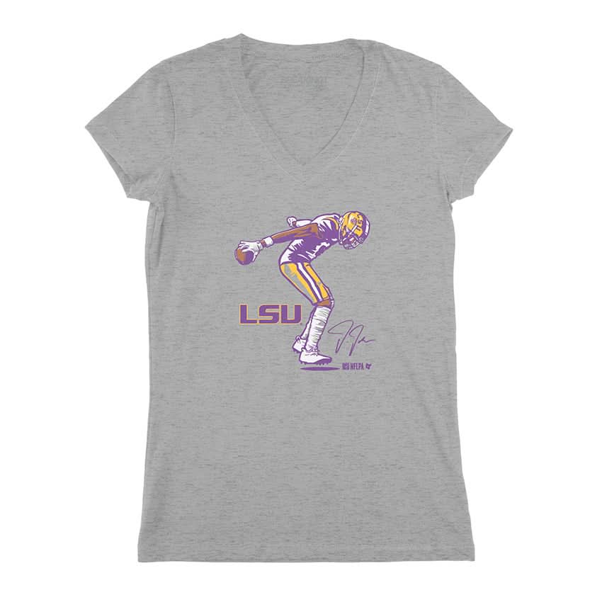 LSU Football: Justin Jefferson Superstar Pose 3