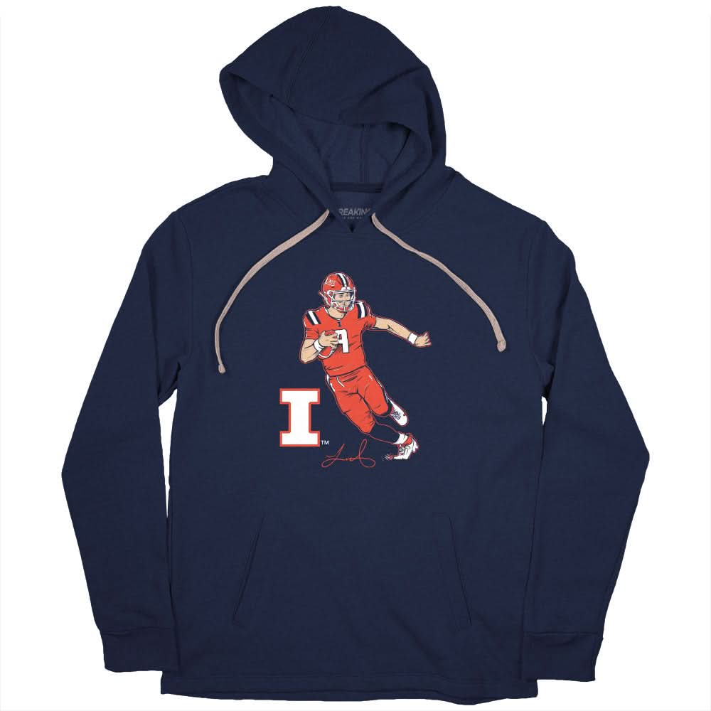Illinois Football: Luke Altmyer Superstar Pose 2