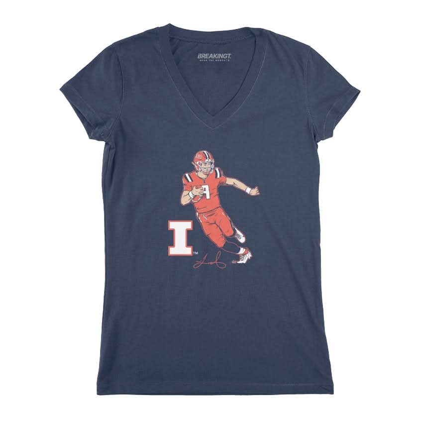 Illinois Football: Luke Altmyer Superstar Pose 3