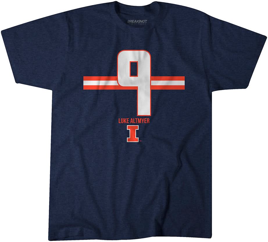 Illinois Football: Luke Altmyer Number Stripe 1