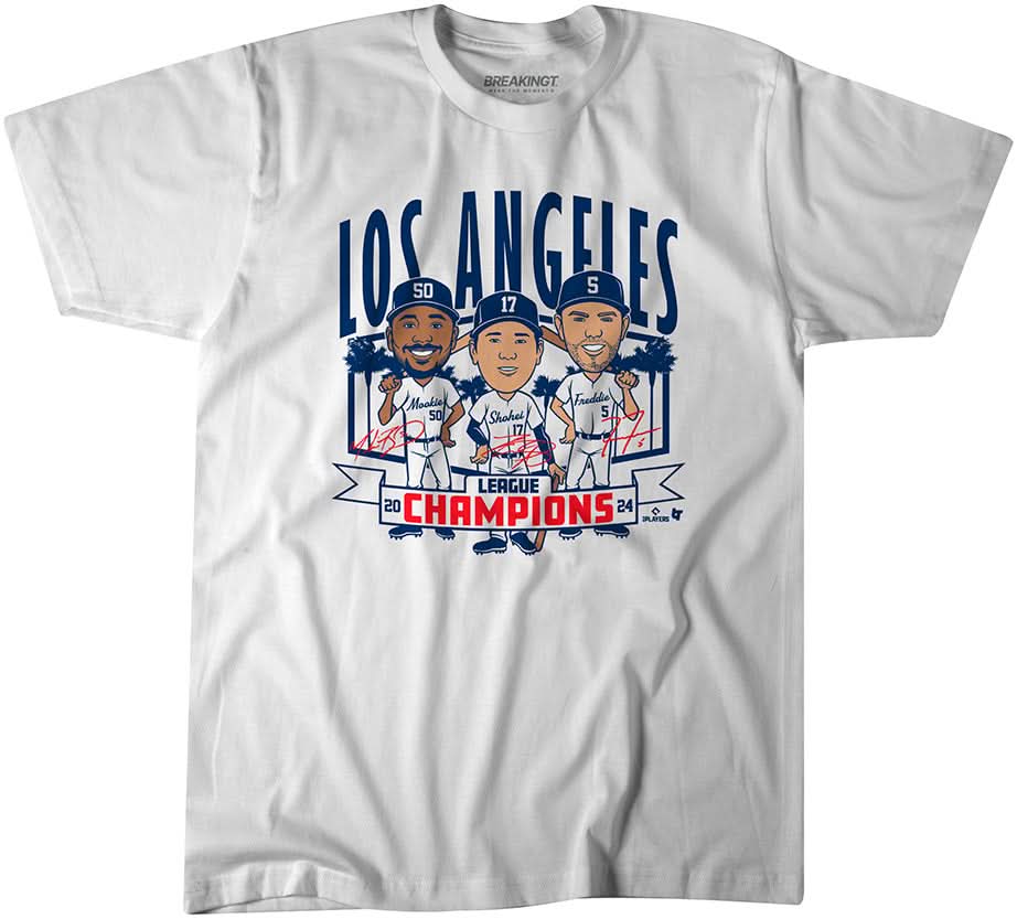 Los Angeles Baseball: League Champions Caricatures 1
