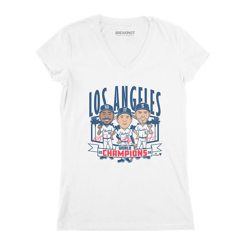 Los Angeles Baseball: World Champions Caricatures 3