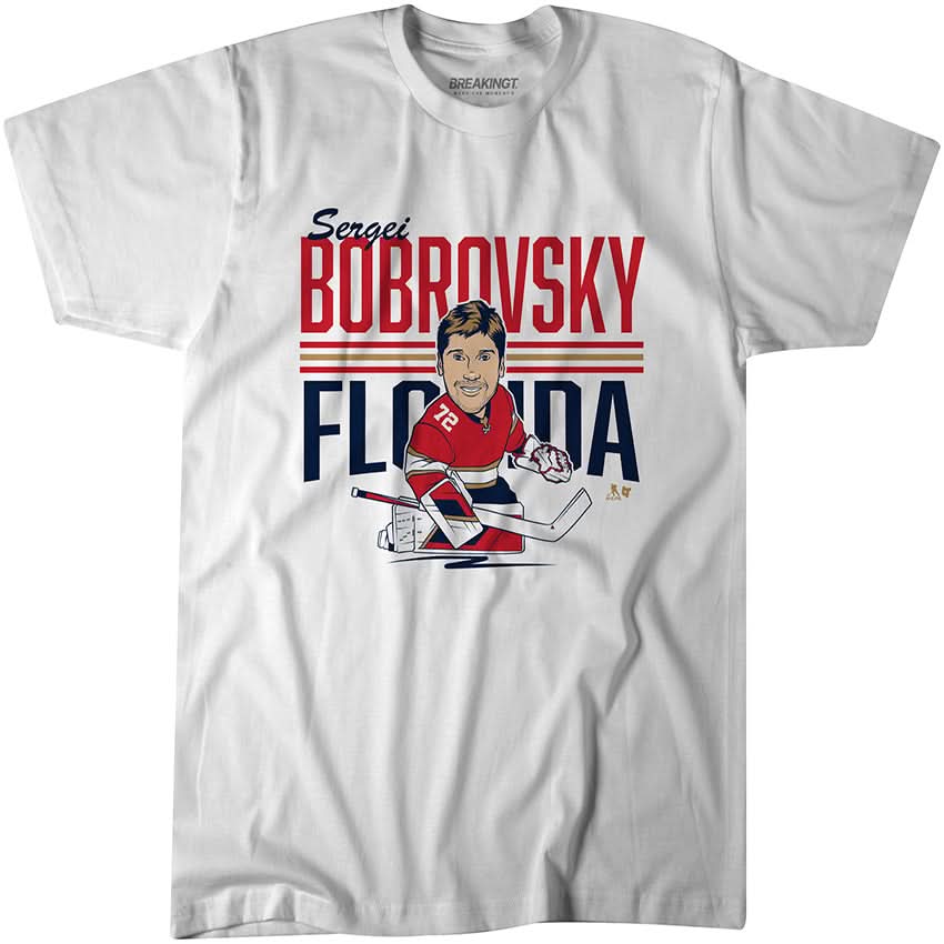 Sergei Bobrovsky: Center Ice Caricature 1