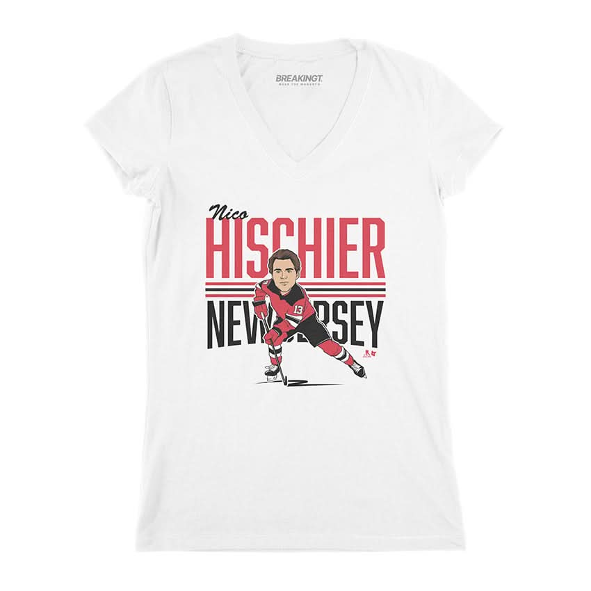 Nico Hischier: Center Ice Caricature 3