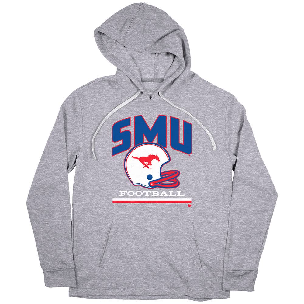 SMU Mustangs: Vintage Football Helmet 2