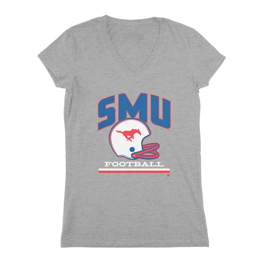 SMU Mustangs: Vintage Football Helmet 3