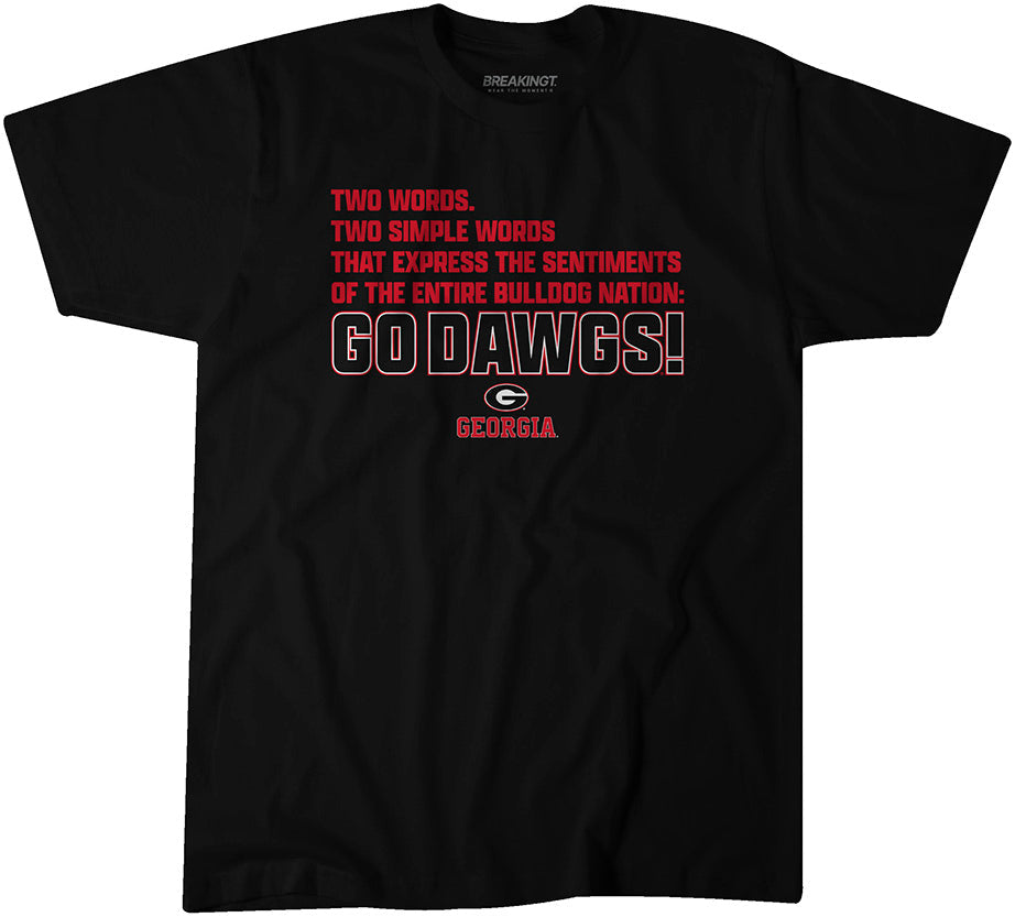 Georgia Bulldogs: Two Simple Words 1