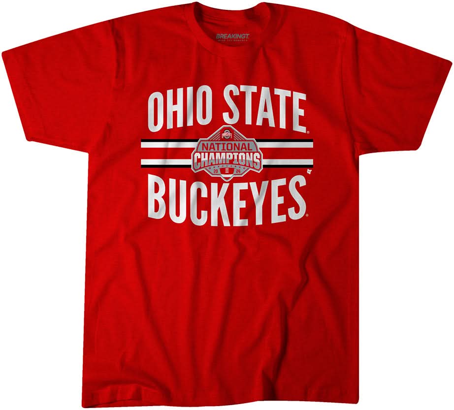 Ohio State Football: National Champions Logo Stripe 1