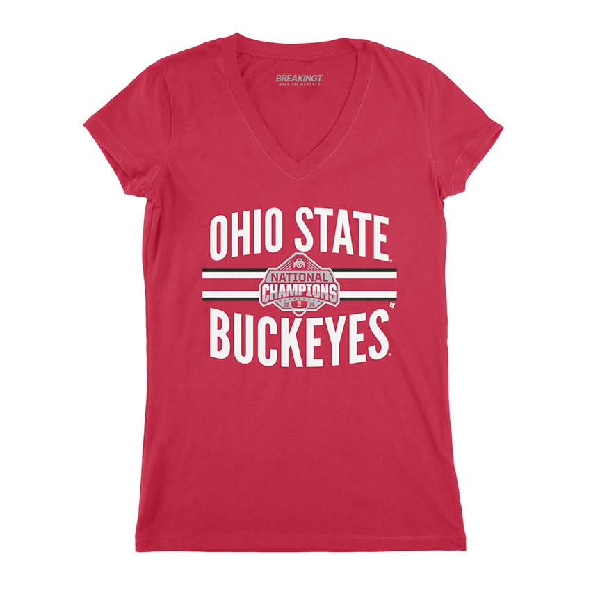 Ohio State Football: National Champions Logo Stripe 3