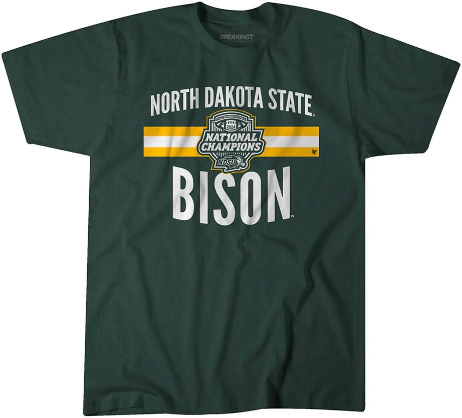 NDSU Football: 2024 FCS National Champs Logo Stripe 1