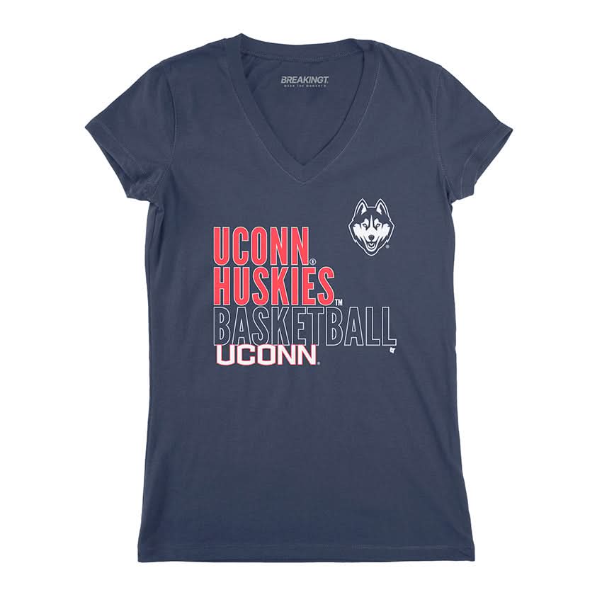 UConn Basketball: Text Logo Overlay 3
