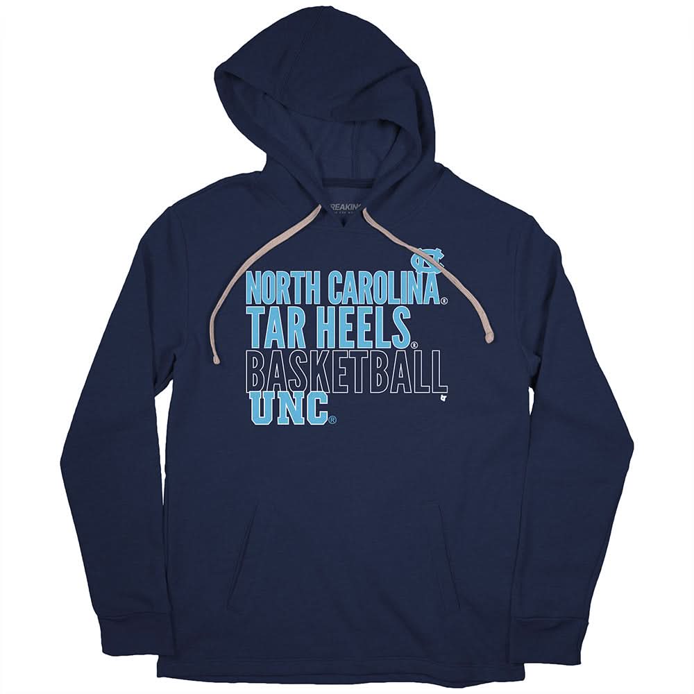 UNC Basketball: Text Logo Overlay 2