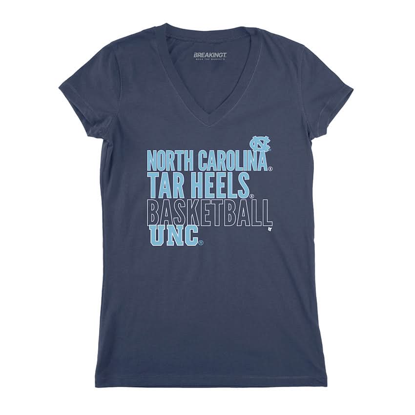 UNC Basketball: Text Logo Overlay 3