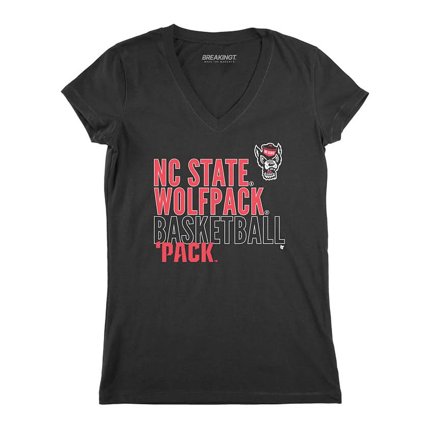 NC State Basketball: Text Logo Overlay 3