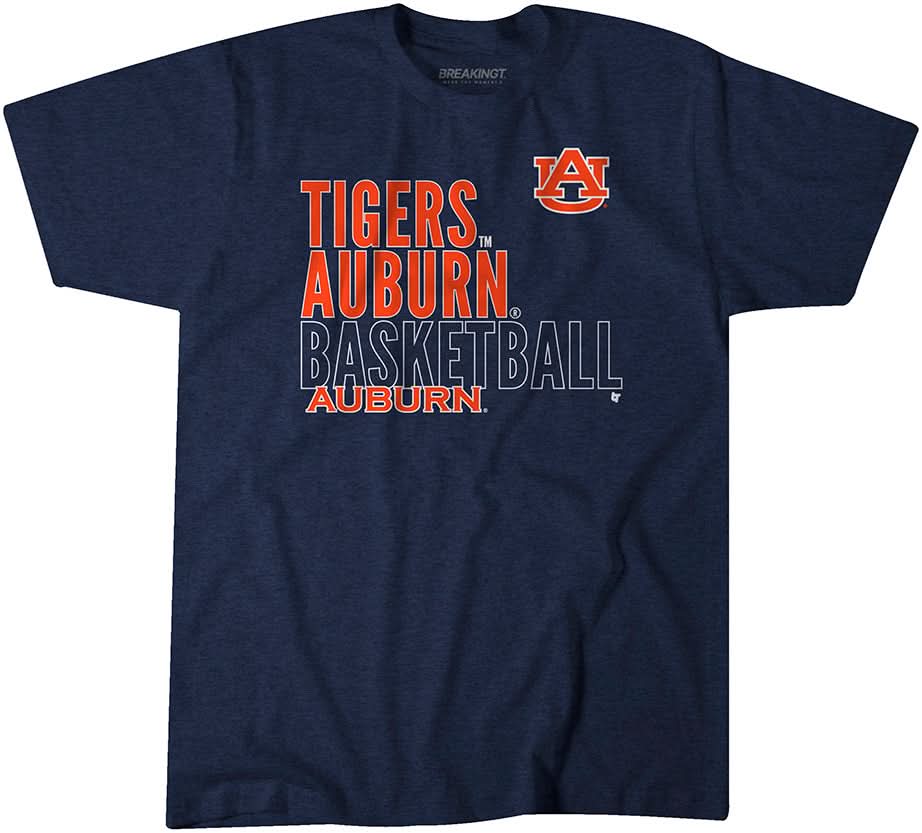 Auburn Basketball: Text Logo Overlay 1