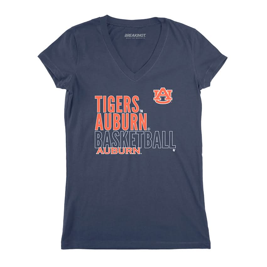 Auburn Basketball: Text Logo Overlay 3