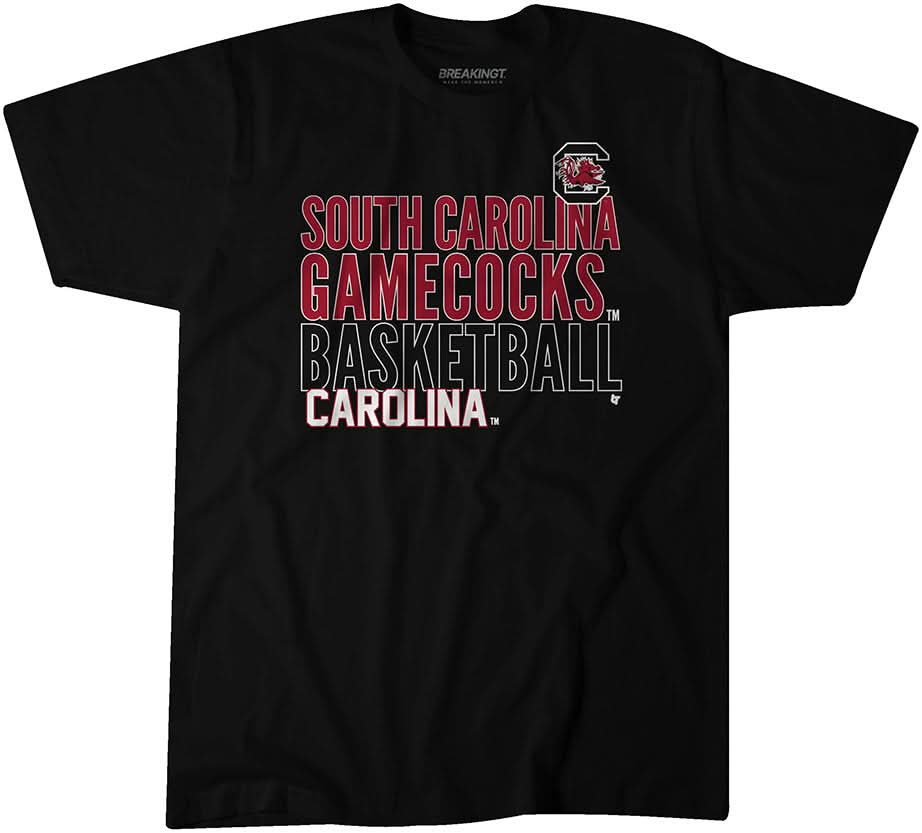 South Carolina Basketball: Text Logo Overlay 1