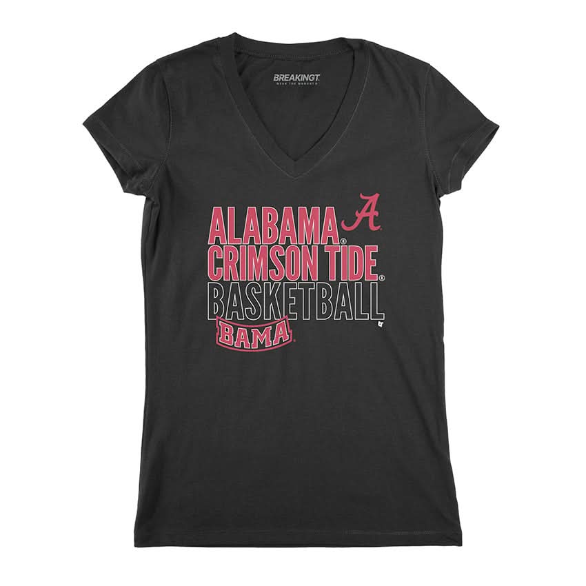 Alabama Basketball: Text Logo Overlay 3