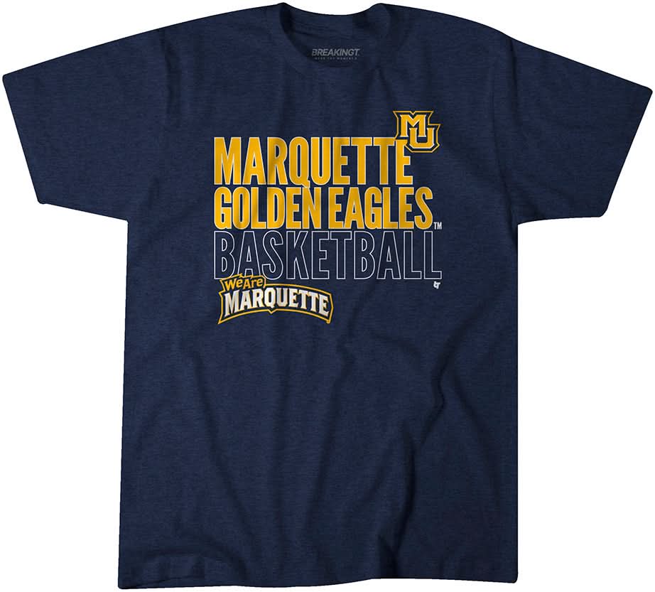 Marquette Basketball: Text Logo Overlay 1