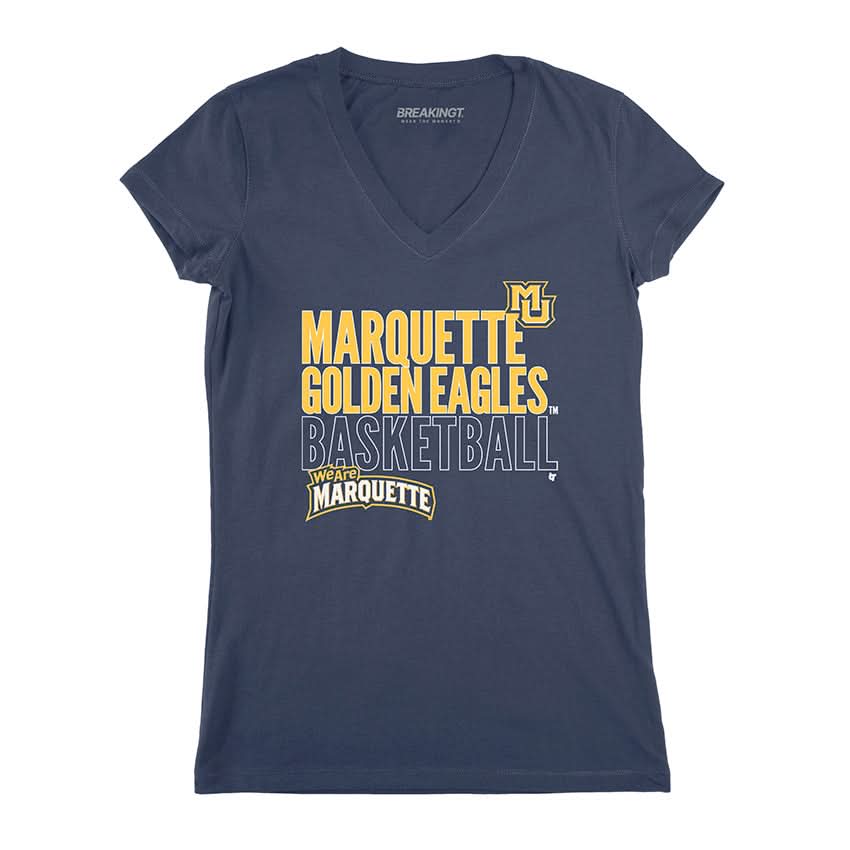 Marquette Basketball: Text Logo Overlay 3