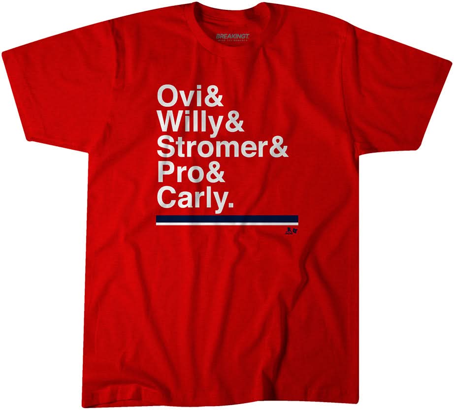 Washington Hockey Ampersand: Ovi & Willy & Stromer & Pro & Carly 1