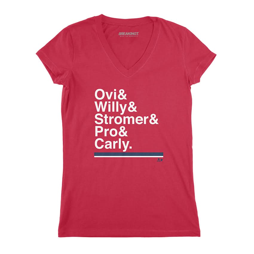 Washington Hockey Ampersand: Ovi & Willy & Stromer & Pro & Carly 3