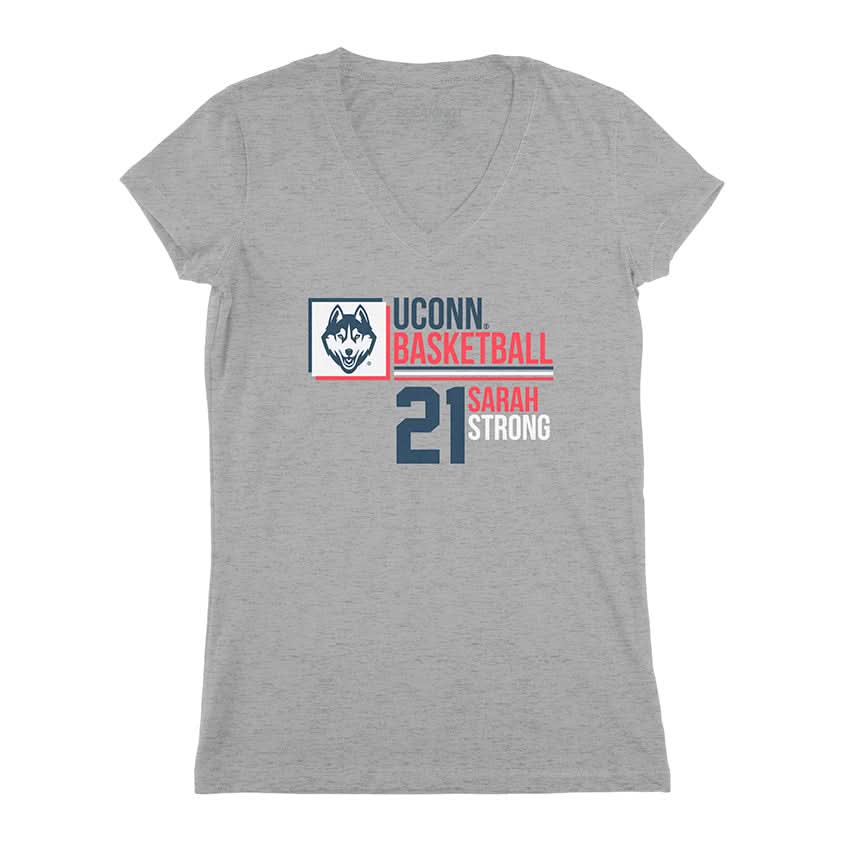 UConn Basketball: Sarah Strong 21 Name Stack 3