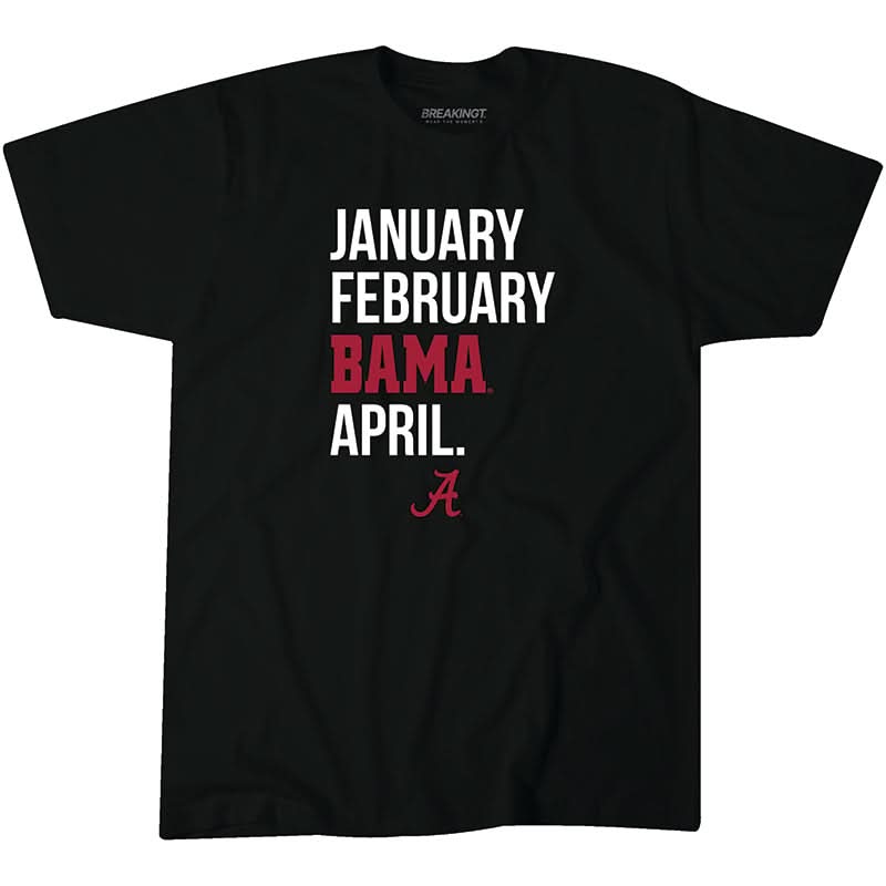 Alabama Basketball: January February BAMA April 1