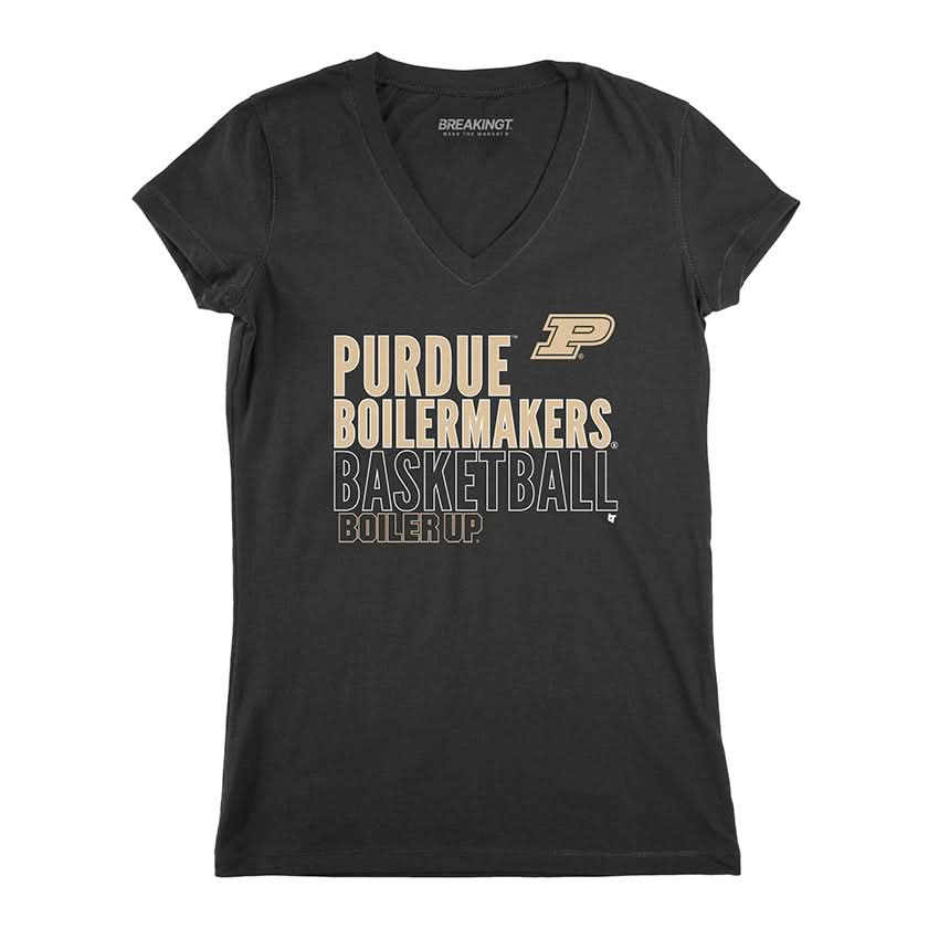 Purdue Basketball: Text Logo Overlay 3
