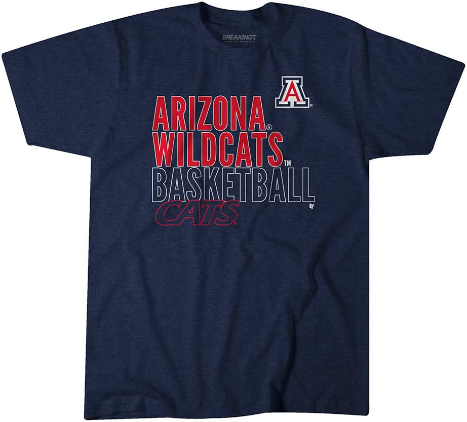 Arizona Basketball: Text Logo Overlay 1