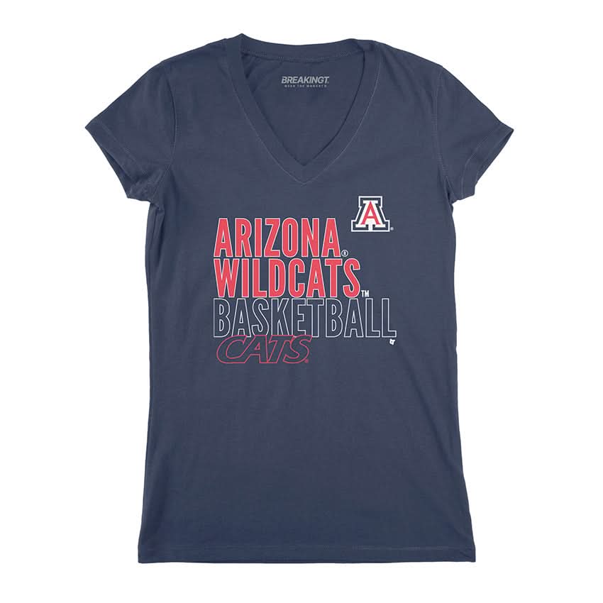 Arizona Basketball: Text Logo Overlay 3
