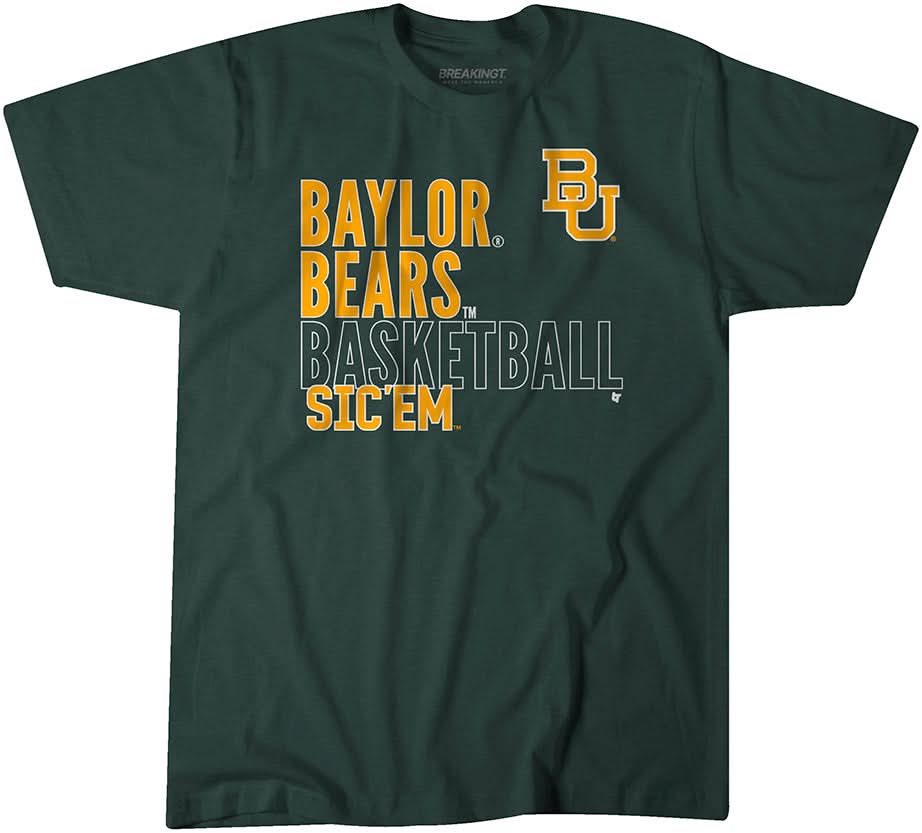Baylor Basketball: Text Logo Overlay 1