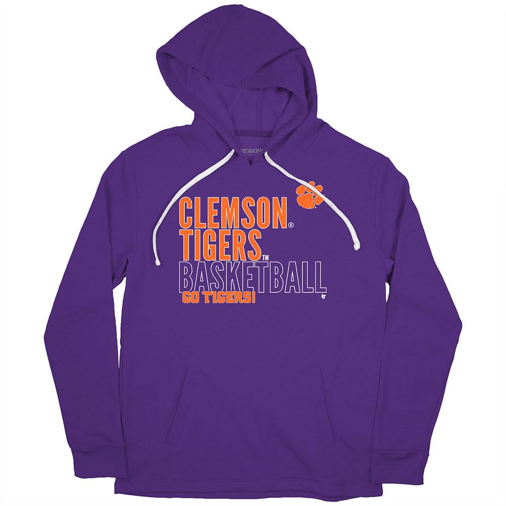 Clemson Basketball: Text Logo Overlay 2