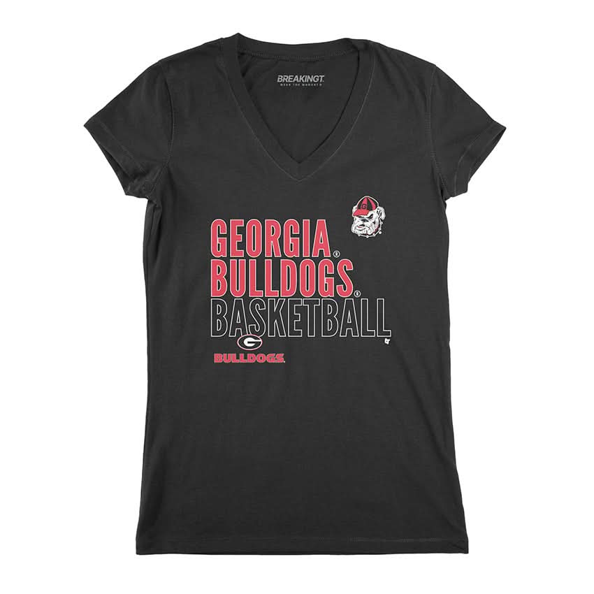 Georgia Basketball: Text Logo Overlay 3