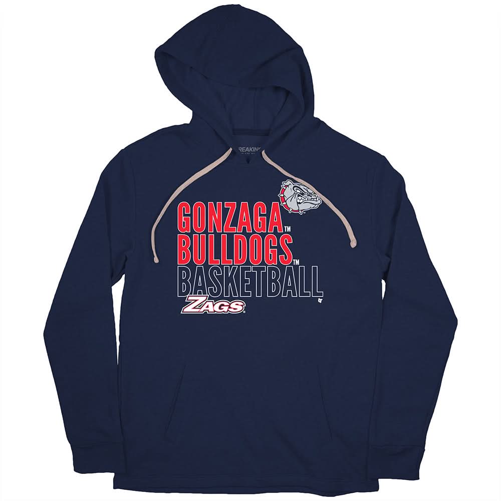 Gonzaga Basketball: Text Logo Overlay 2