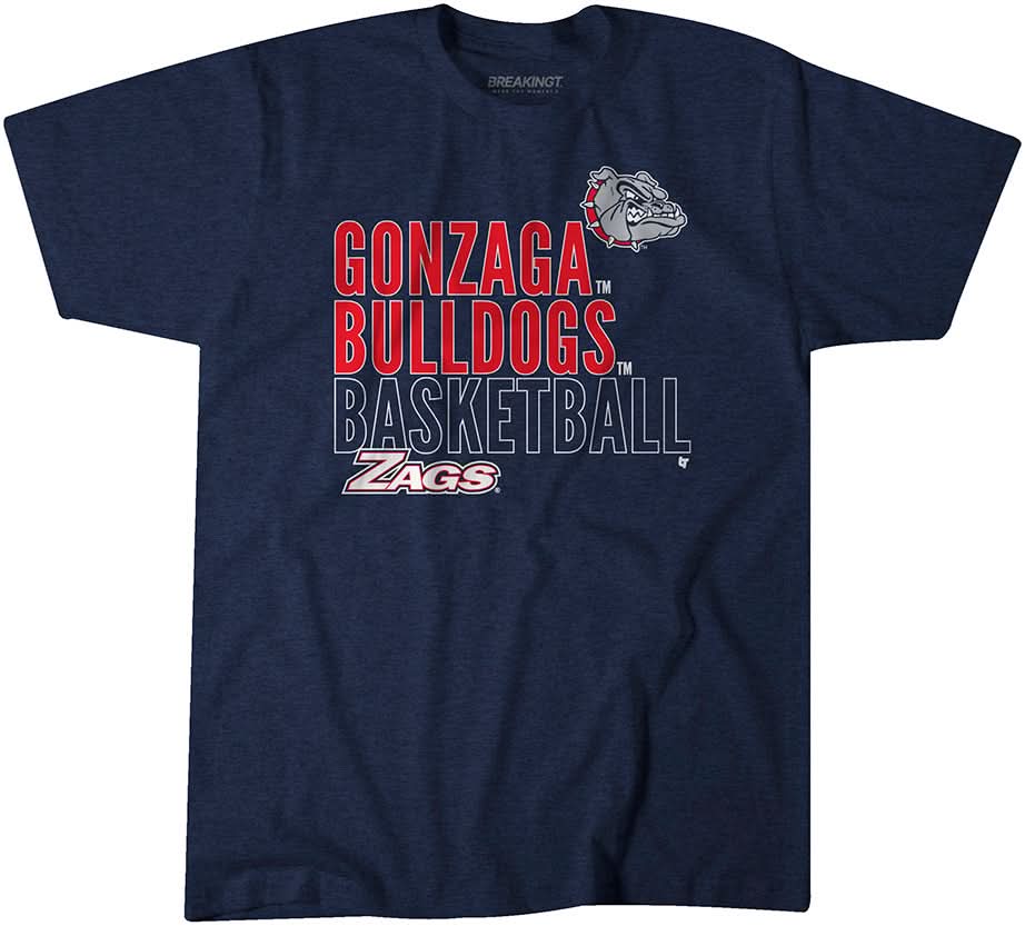 Gonzaga Basketball: Text Logo Overlay 1