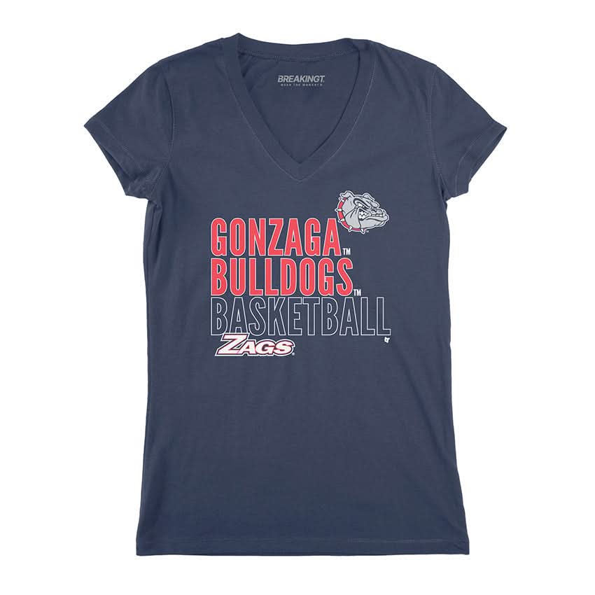 Gonzaga Basketball: Text Logo Overlay 3