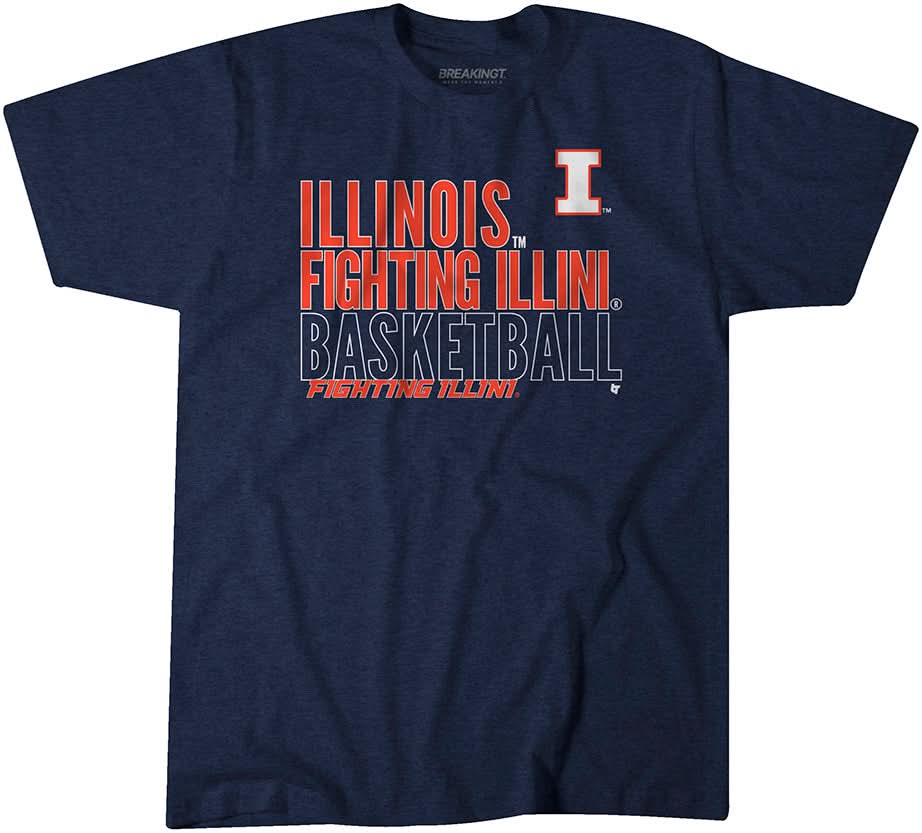 Illinois Basketball: Text Logo Overlay 1