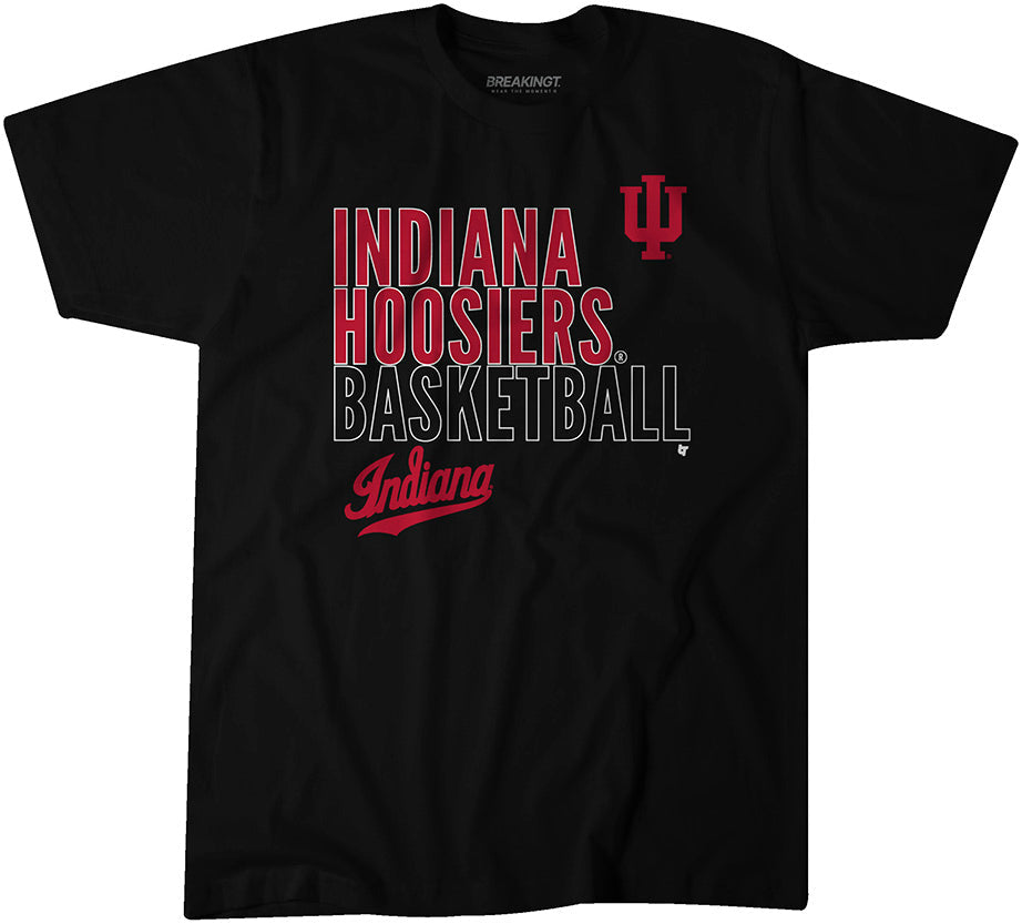 Indiana Basketball: Text Logo Overlay 1