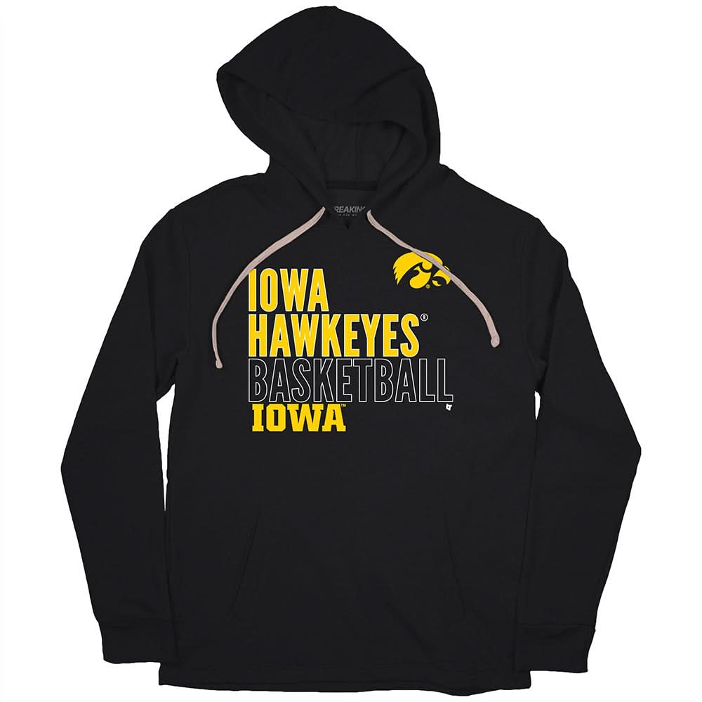 Iowa Basketball: Text Logo Overlay 2
