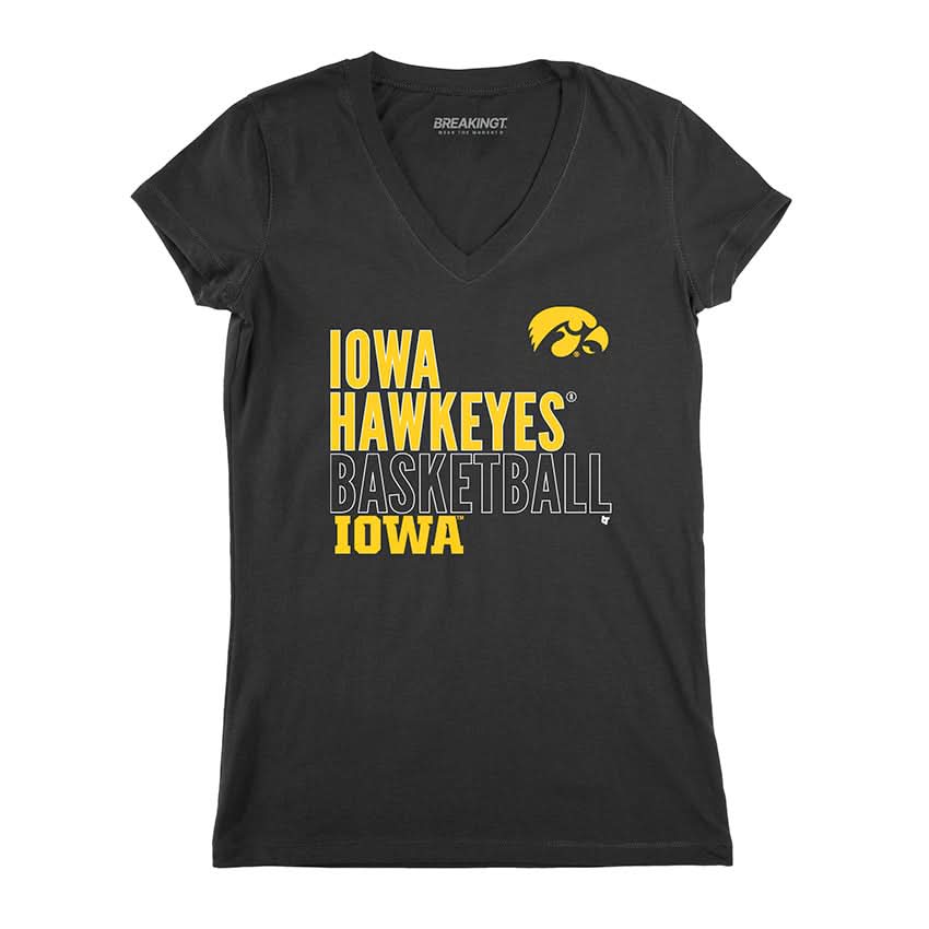 Iowa Basketball: Text Logo Overlay 3